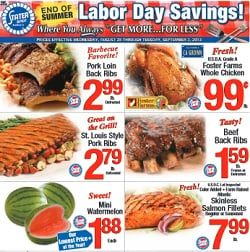 Stater Bros Weekly Ad 08/28/13-09/03/13. Labor Day Savings