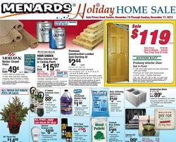 Menards Weekly Ad 11/10/13-11/17/13. Holiday Home Sale