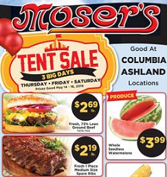 Moser's weekly ad