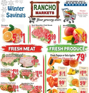 Rancho Markets Weekly Ad 1/18-1/24/2016