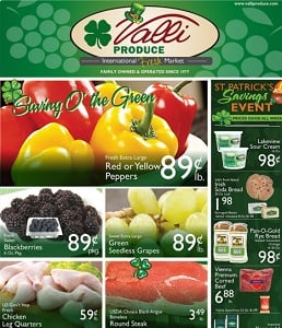 Valli Produce Weekly Ad 3/9-3/15/2016