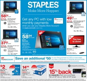 Staples Weekly Ad 5/15-5/21/2016
