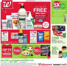 Walgreens Weekly Ad 11/6-11/12/2016