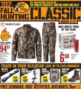 Bass Pro Shops Weekly Ad 8/11-8/27/2017